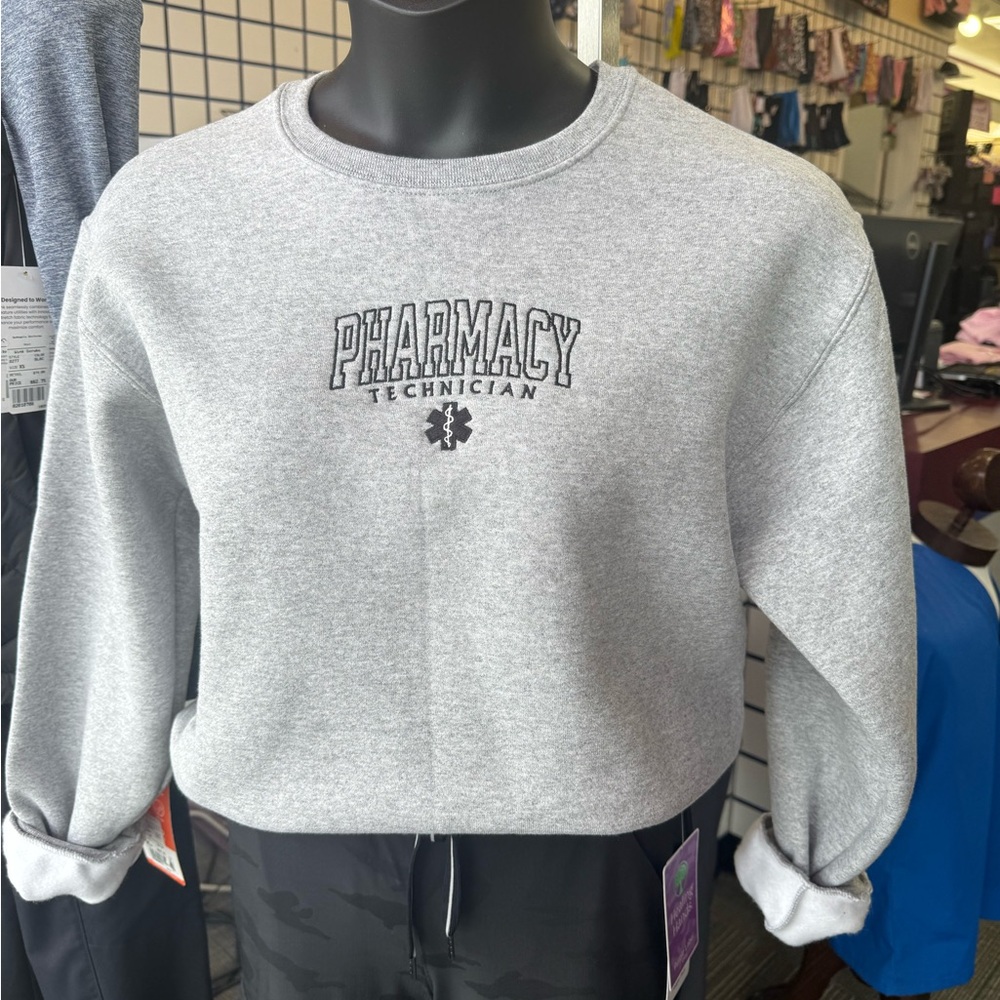 Gray Pharmacy Technician Sweater
